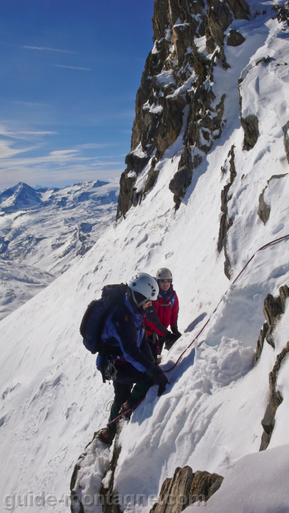 Grande Motte arete sud 05